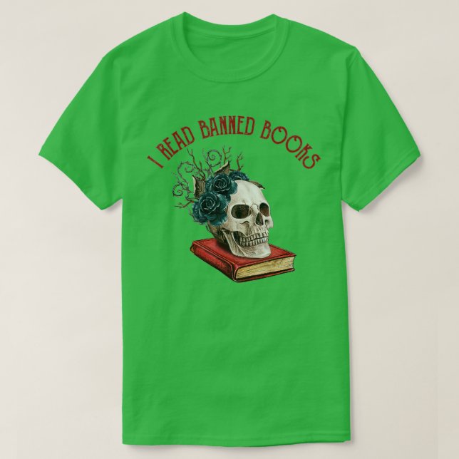 Camiseta Leí a un lector de libros bibliotecarios de la sem (Diseño del anverso)