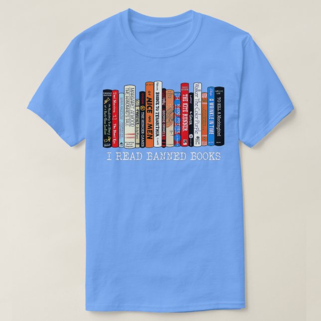 Camiseta Leí a un lector de libros bibliotecarios de la sem (Diseño del anverso)