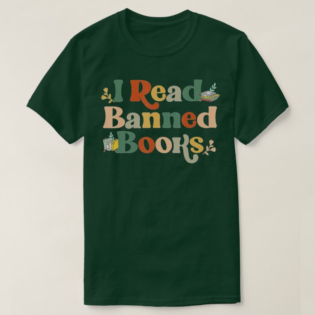 Camiseta Leí a un lector de libros bibliotecarios de la sem (Diseño del anverso)
