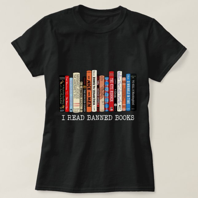 Camiseta Leí a un lector de libros bibliotecarios de la sem (Diseño del anverso)