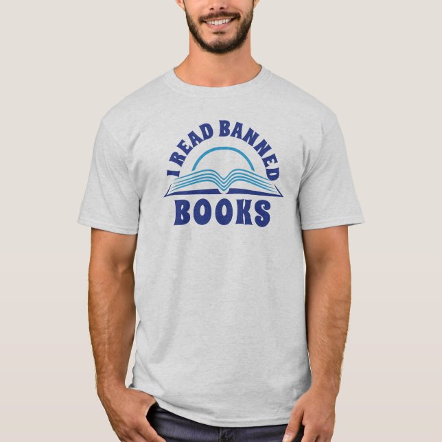 Camiseta Leí el diseño de textos de libros prohibidos (Anverso)