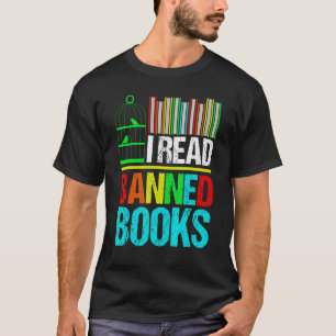 Camiseta Leí la biblioteca de lectura de libros prohibidos