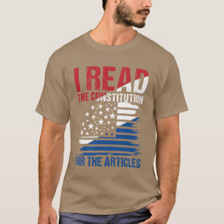 Camiseta Leí la Constitución por los Artículos amigos