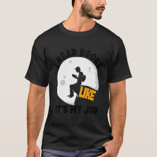 Camiseta Leí Libros Como Su Trabajo - Leyendo Lotes De Libr