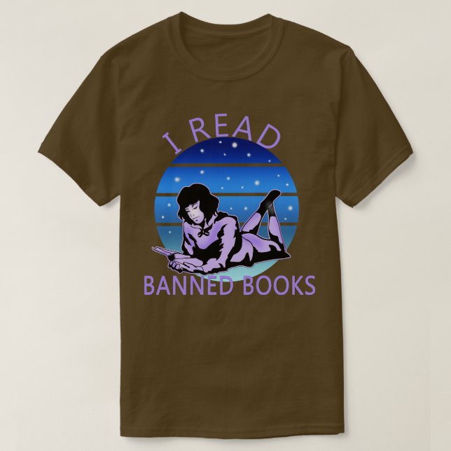 CAMISETA LEÍ LIBROS PROHIBIDOS (Diseño del anverso)
