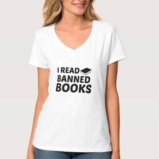CAMISETA LEÍ LIBROS PROHIBIDOS (Anverso)
