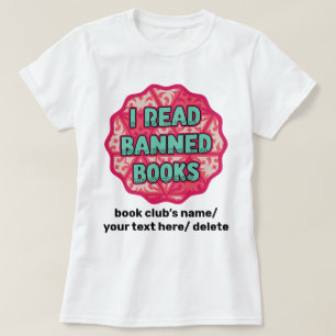 Camiseta Leí Libros Prohibidos - Amante del libro retro vin