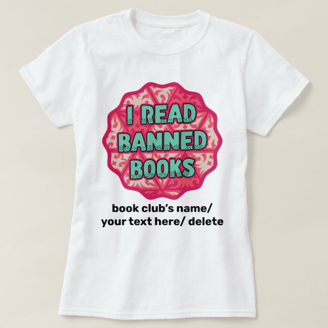 Camiseta Leí Libros Prohibidos - Amante del libro retro vin (Diseño del anverso)