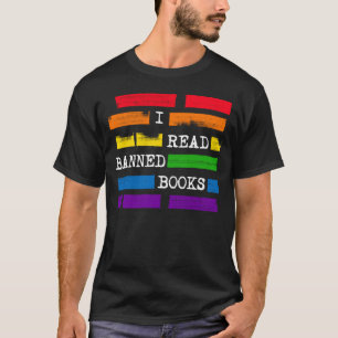 Camiseta Leí Libros Prohibidos Arcoiris Redactado