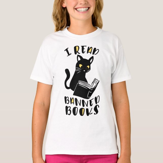 Camiseta Leí libros prohibidos Cat (Anverso)