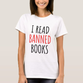Camiseta Leí Libros Prohibidos Cita divertida