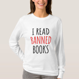 Camiseta Leí Libros Prohibidos Cita divertida
