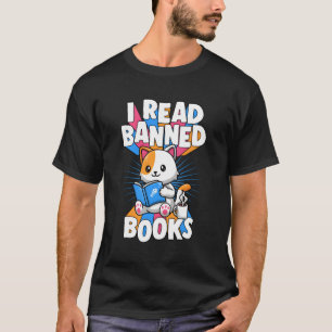 Camiseta Leí Libros Prohibidos Cita Literaria Gusano Libro 