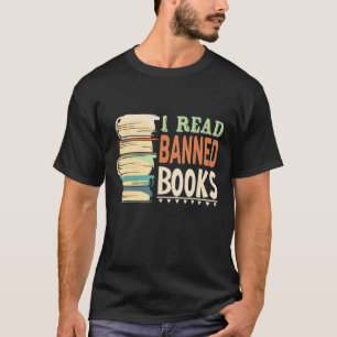 Camiseta Leí Libros Prohibidos Con Libro Y Gusano De Libros