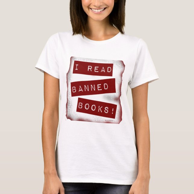 Camiseta Leí libros prohibidos Epic Bookworm Slogan (Anverso)