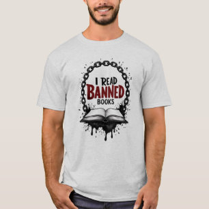 Camiseta Leí Libros Prohibidos – Insignia de Libertad