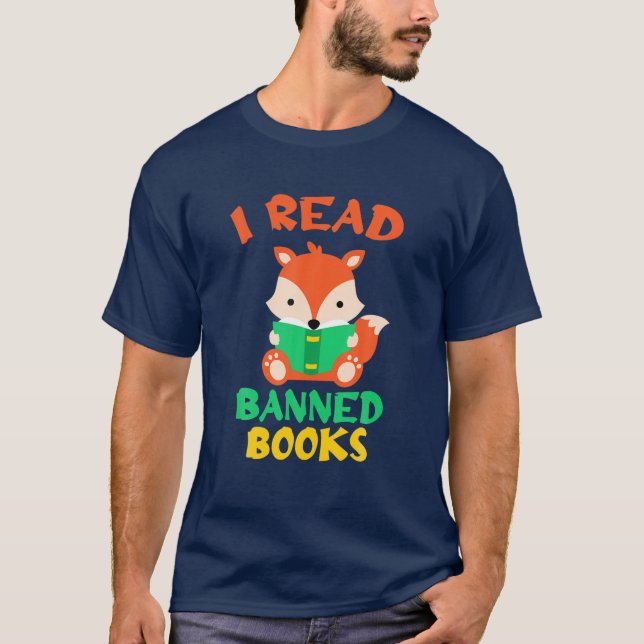 Camiseta Leí Libros Prohibidos, Lector, Lector de Libros, F (Anverso)