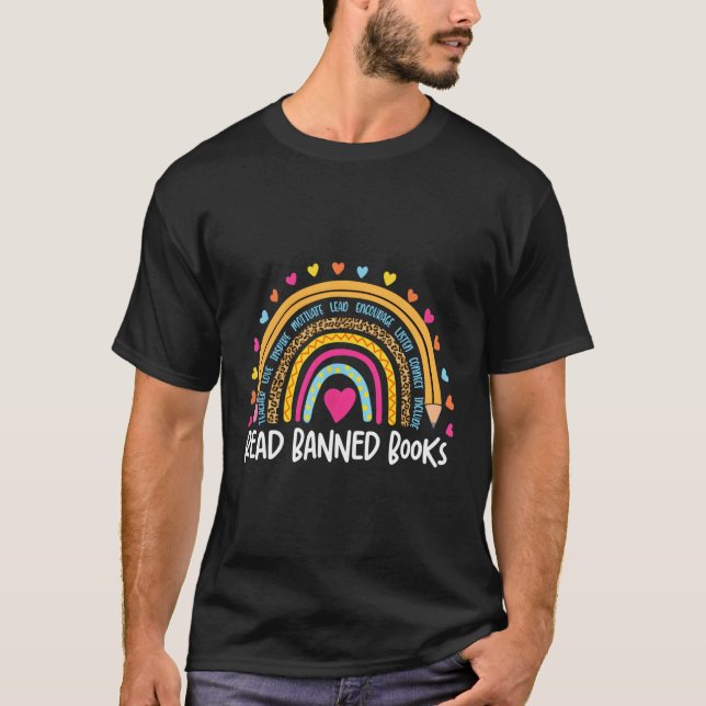 Camiseta Leí libros prohibidos lecturas de lectores arcoiri (Anverso)