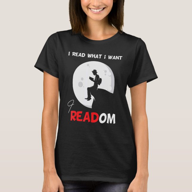 Camiseta Leí Libros Prohibidos Leí Lo que quiero biblioteca (Anverso)