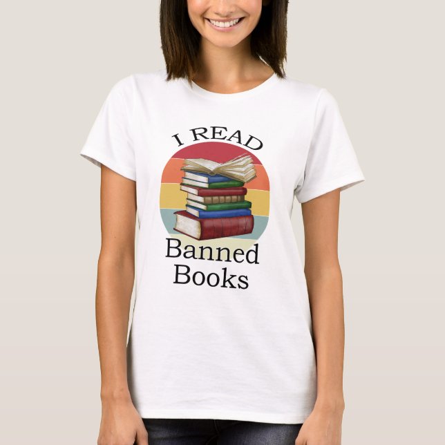 Camiseta Leí libros prohibidos librero biblioteca lector de (Anverso)