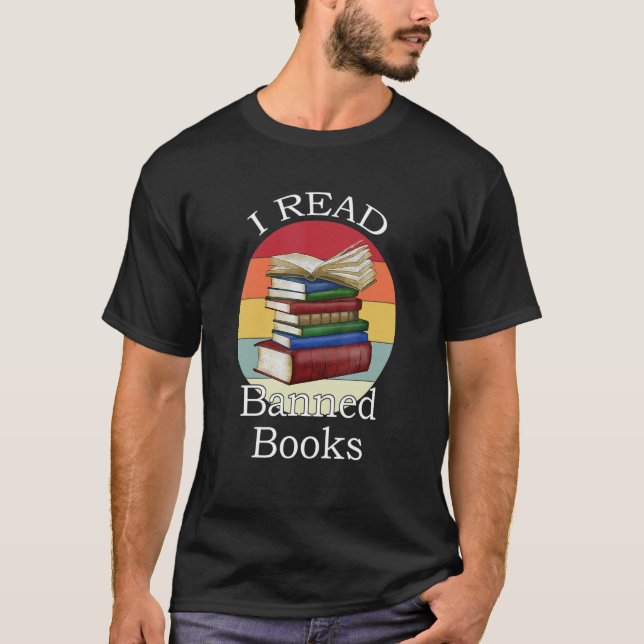 Camiseta Leí libros prohibidos librero biblioteca lector de (Anverso)