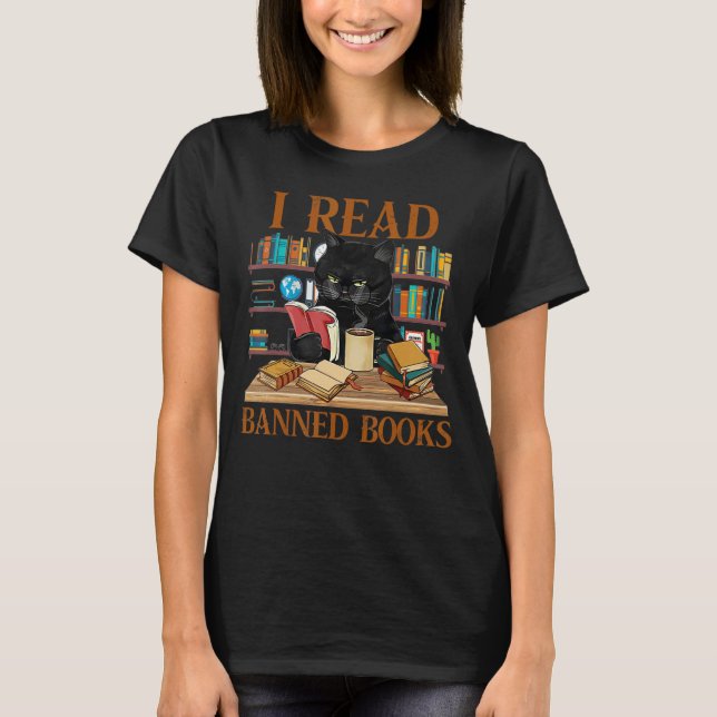 Camiseta Leí Libros Prohibidos Libro Negro De Lectura De Ga (Anverso)
