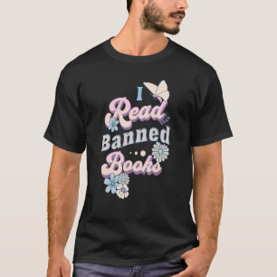 Camiseta Leí Libros Prohibidos Protes Vintage Retro Groovy 