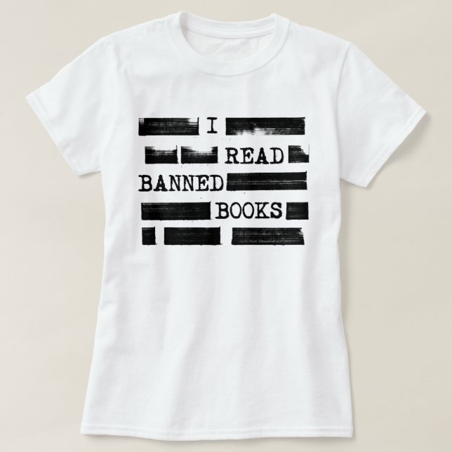 Camiseta Leí Libros Prohibidos Redactados (Diseño del anverso)