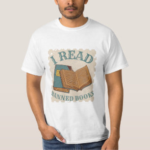 Camiseta leí libros prohibidos vintage lover T-Shirt