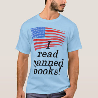 Camiseta Leí libros prohibidos y la angustiada bandera de E