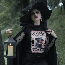 Camiseta Leí libros, sé cosas como un lector de halloween
