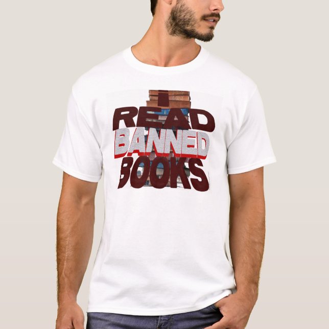CAMISETA LEÍ LOS LIBROS PROHIBIDOS (Anverso)