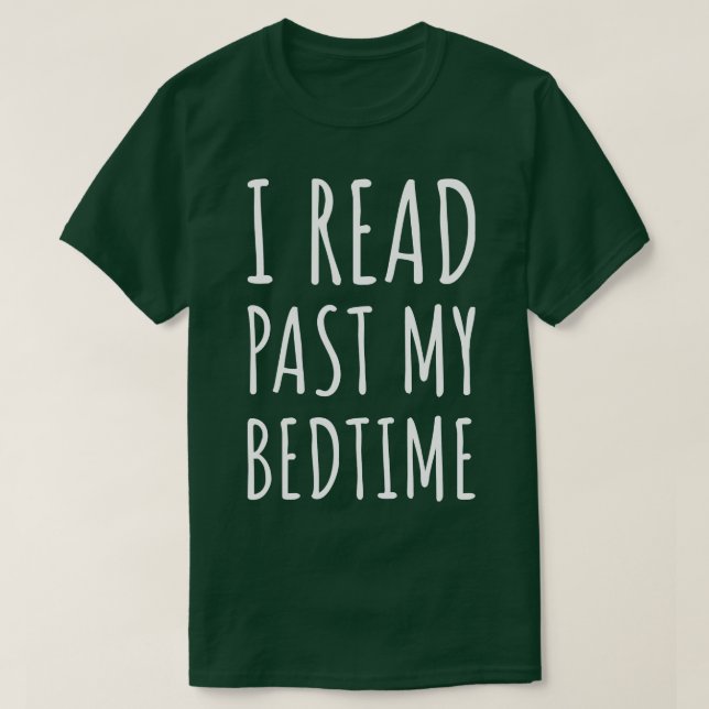 Camiseta Leí Más Allá De Mi Cama (Diseño del anverso)