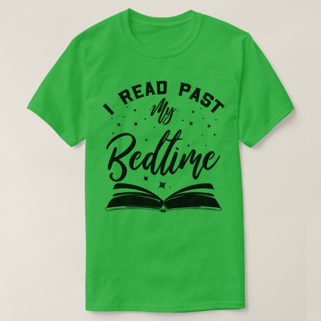 Camiseta Leí Más Allá De Mi Cama (Diseño del anverso)