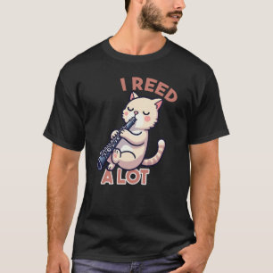 Camiseta Leí Un Gato Clarinet Muy Gracioso