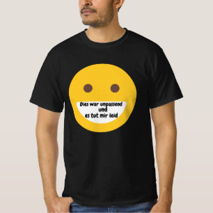 Camiseta Leider sin paso - Emoji Tut mir Leid