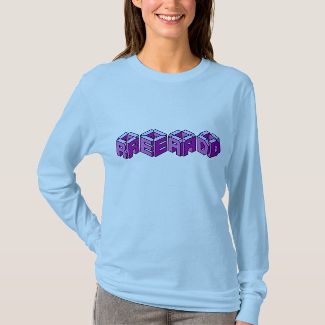 Camiseta Leído - fuente 3D (Anverso)