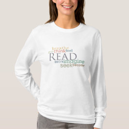 Camiseta Leído, la búsqueda, se imagina