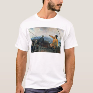 Camiseta Leif Eriksson ve la tierra en América, 1893