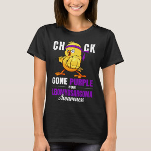 Camiseta leiomyosarcoma chistoso guerrero de polluelos