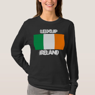 Camiseta Leixlip, Irlanda con bandera irlandesa