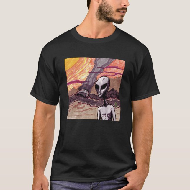 Camiseta Lejos de casa - OVNI  (Anverso)