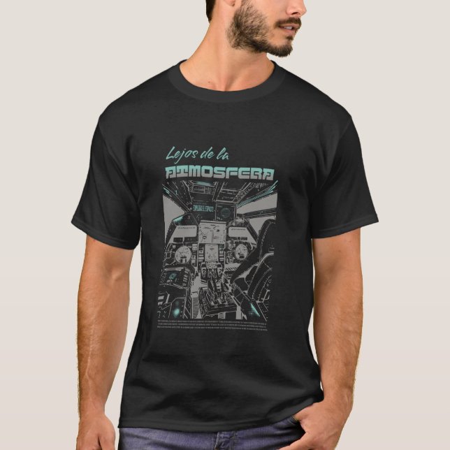 Camiseta Lejos De La Atmosfera Explora El Espacio (Anverso)