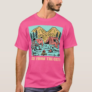 Camiseta Lejos Del Camper Al Aire Libre De La Ciudad