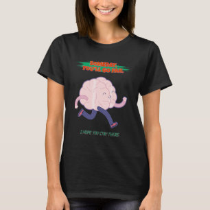 Camiseta Lejos Espero Que Te Quedes Ahí Sarcasm Pun