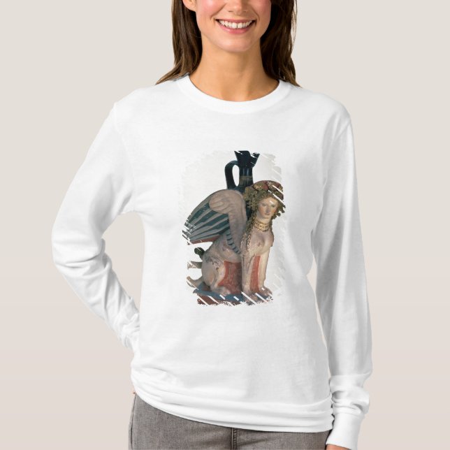 Camiseta Lekythos bajo la forma de esfinge (Anverso)