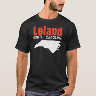 Camiseta Leland North Carolina Estados Unidos Viajes