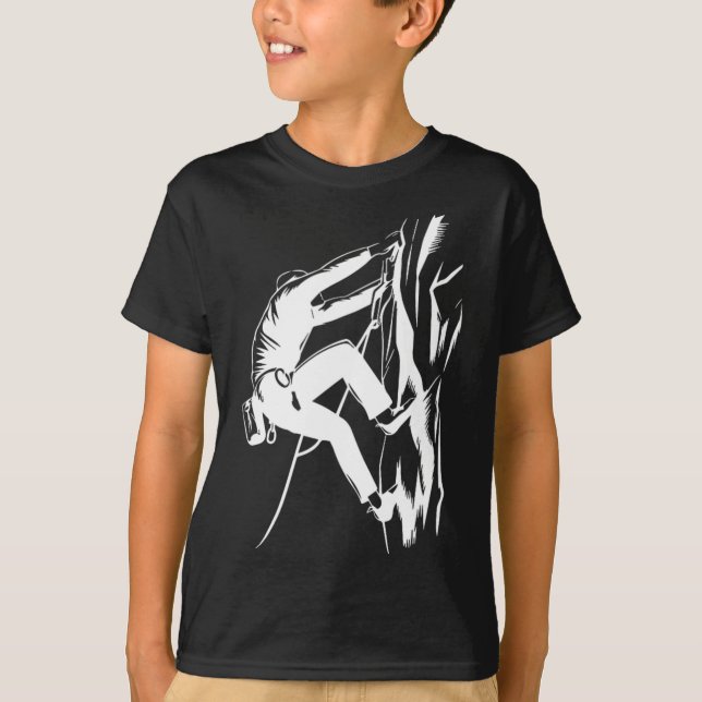 Camiseta #lele Bergsteiger Mountain Climbing Rock Climber M (Anverso)