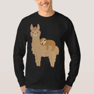 Camiseta Lema Adorable Relajándose En Una Llama Graciosa Ll