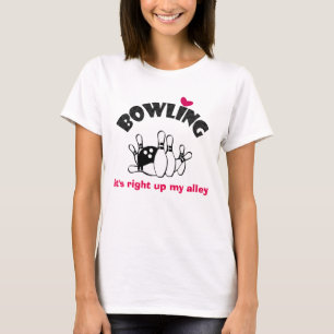 Camiseta Lema de boliche que está justo en mi callejón